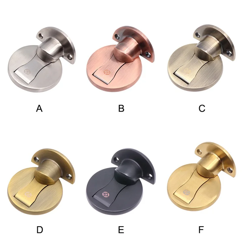 Magnet Door Stops Stainless Steel Invisible Door Stopper Magnetic Door Holder Toilet Glass Door Hidden Doorstop Hardware