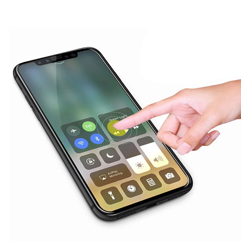 6D изогнутое твердое стекло с полным покрытием для iphone X защитная пленка 9H твердость для iphone 6 6s 7 8 Plus пленка из закаленного стекла