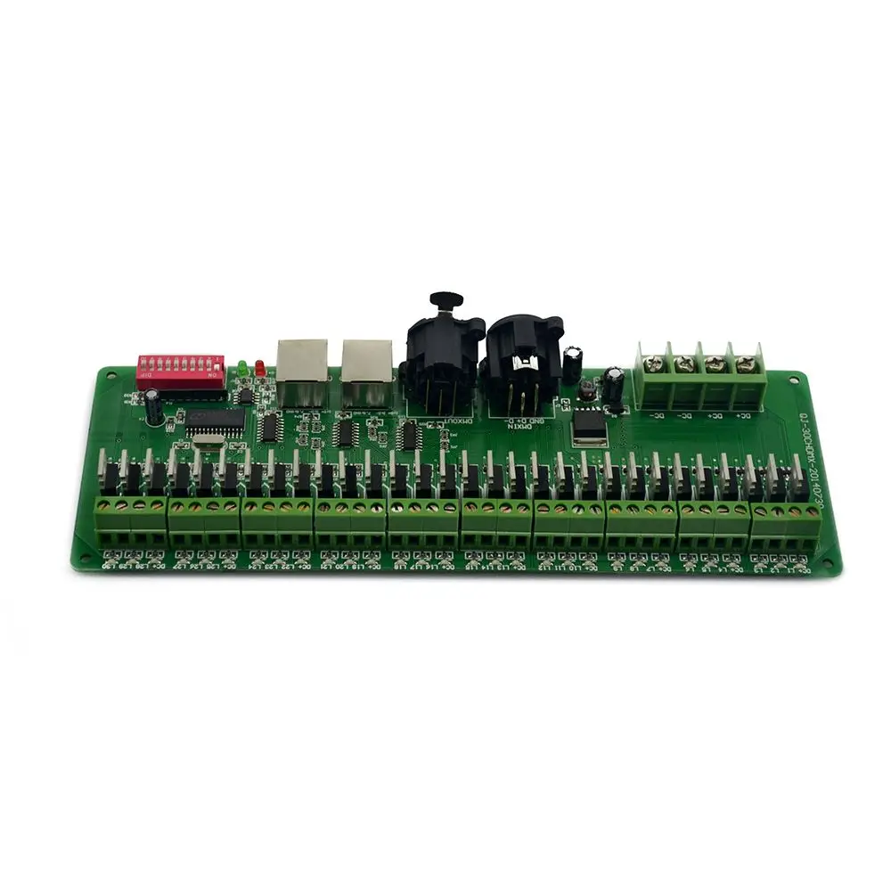 Один DMX светодиодный декодер контроллер для RGB Светодиодные полосы света DMX512