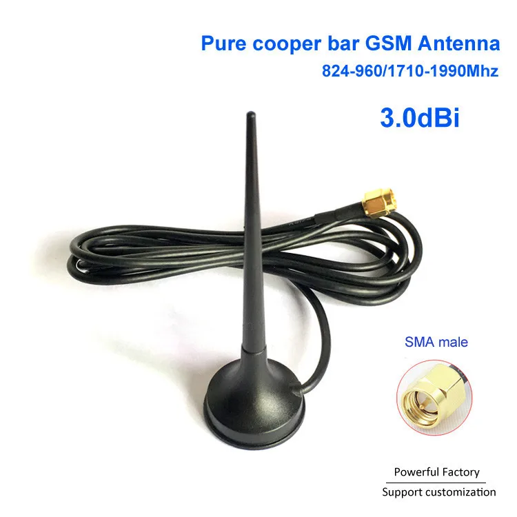 Заводская цена 3dBi SMA разъем Omni 900/1800 МГц gps gsm антенна Сделано в Китае 1 шт. |