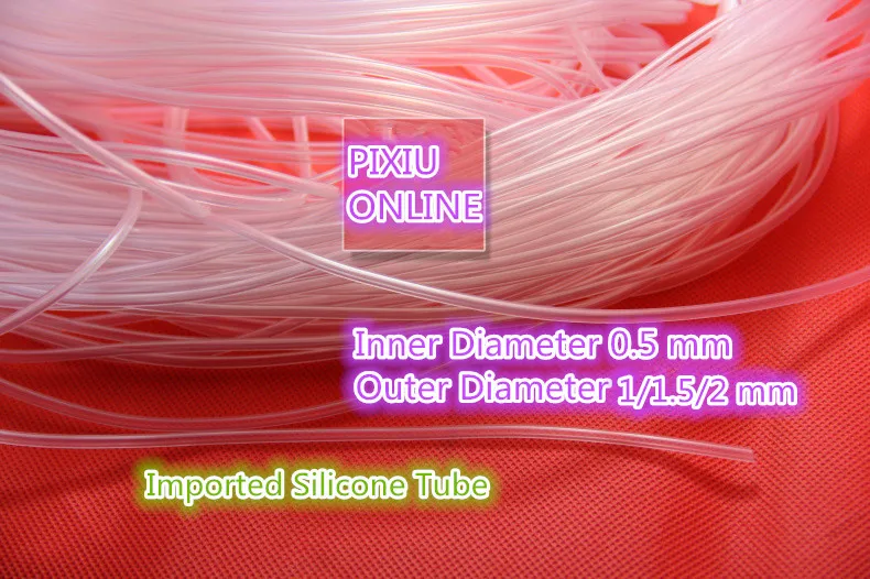 1 шт./лот YT823B импортная силиконовая трубка пищевой капиллярный прозрачный шланг ID