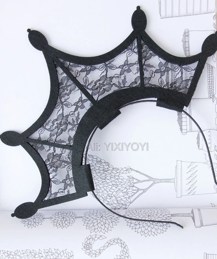 Хеллоуин Косплей шалость болотная голова большая корона полые девичьи повязки