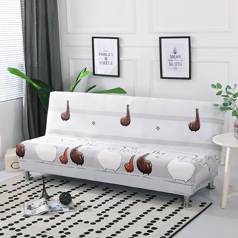 Чехол для дивана из полиэстера складной без подлокотника 160x190 см | Дом и сад