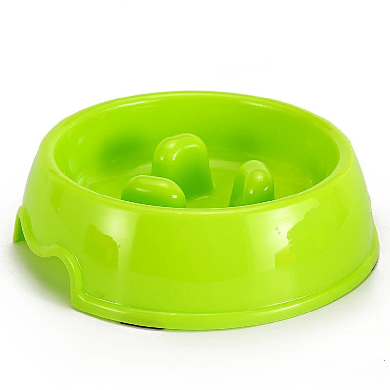 Медленно едят Автоматические кормушки для собак миски кормления Еда контейнер