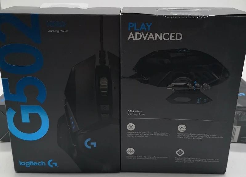 Full English version Игровая мышь logitech G502 HERO с сенсором HERO - Цвет: Full English version