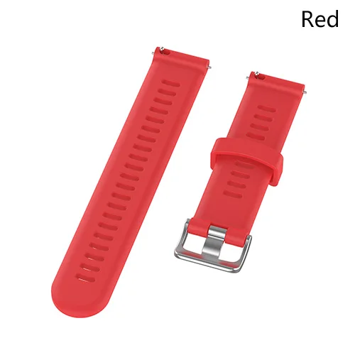 ECSEM браслет ремешок для Garmin forerunner 245/245 music vivoactive 3 тренировочный ремешок аксессуары 20 мм ремешок браслет - Цвет: Red