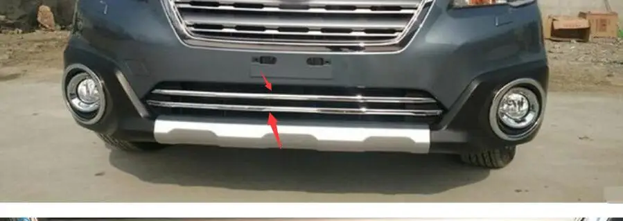 Хромированная передняя решетка радиатора для Subaru Outback 2015 2016 2017|trim|trim chrome |