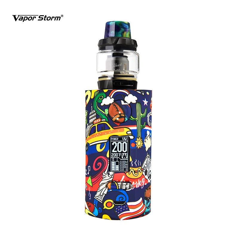 Freedom Mod-Hawk Vapor Storm Storm230 Bypass 200 Вт VW TCR Mod контроль температуры Лев RDA Hawk Танк Коробка мод Vape электронная сигарета Мода - Цвет: Freedom Mod-Hawk