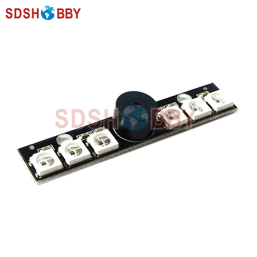 Светодиодный индикатор Matek WS2812B и активный зуммер 5 В 6 чипов RGB светодиодный для