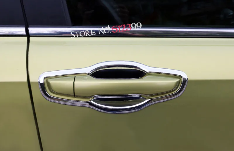 8* ABS Chrome Exterior Door Side Handel Bowl Decorative Cover Trim for Honda CRV CR-V 2017 2018 Car accessories | Автомобили и