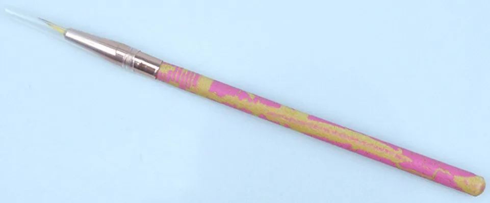 pink 1 шт. леопардовые Профессиональные кисти для макияжа с ручкой Пудра основа Румяна подводка для глаз Кисть H0023 - Handle Color: pink