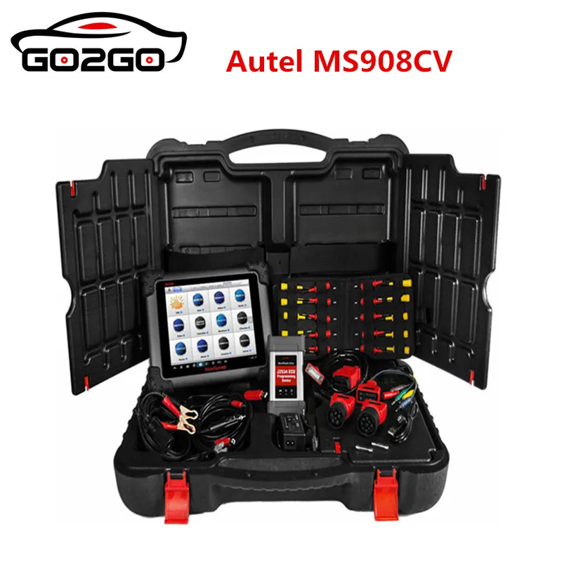 Autel Maxisys 908 CV Diagnostic Scanner Full System ECU Coding MS908 CV for Heavy Duty Functions of codes, live data etc
