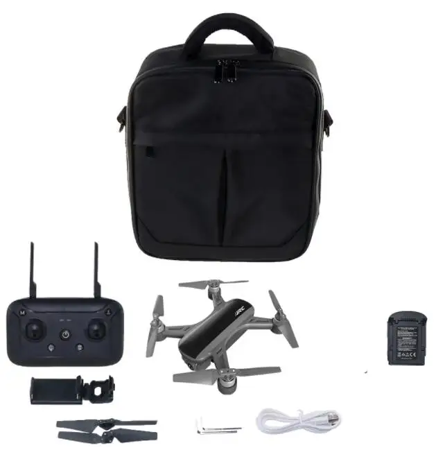 Дрон JJRC X9 Радиоуправляемый квадрокоптер WiFi 5G 1080P FPV gps оптическое позиционирование потока высота удерживайте нажатой для полета HD FPV дроны - Цвет: 1 Battery and bag