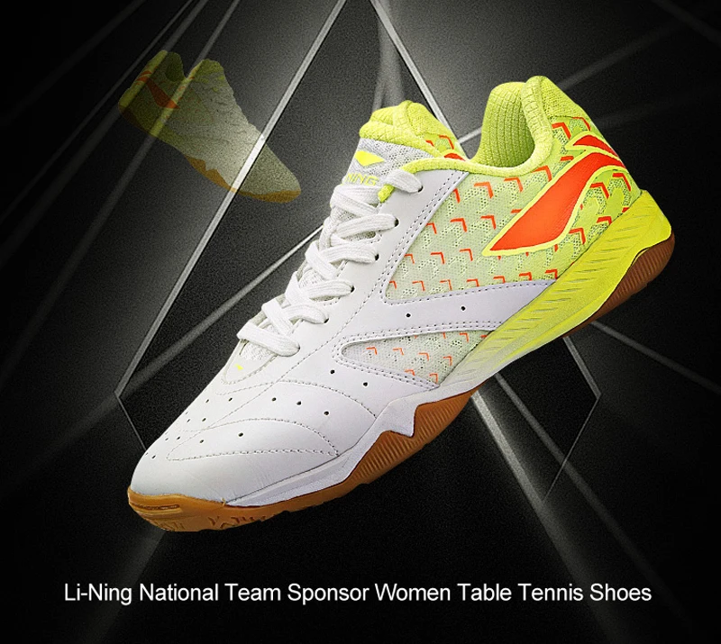 Li-Ning/Женская обувь Аврора для настольного тенниса; подкладочные профессиональные спортивные кроссовки; спортивная обувь; APPM002 YXT022