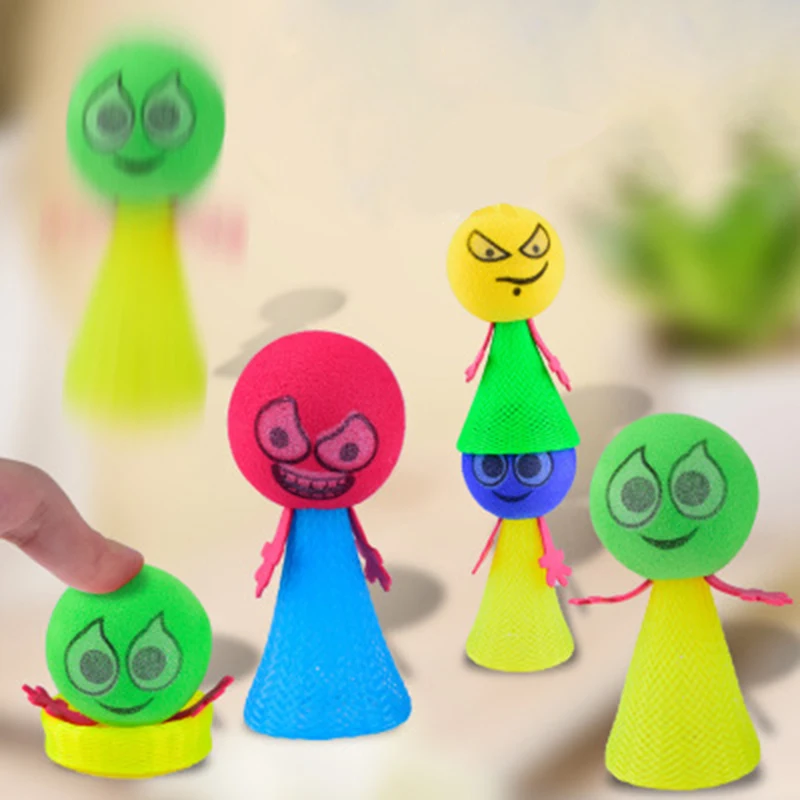 Мини забавные красочные развивающие игрушки прыгающие трапеции дети отличный