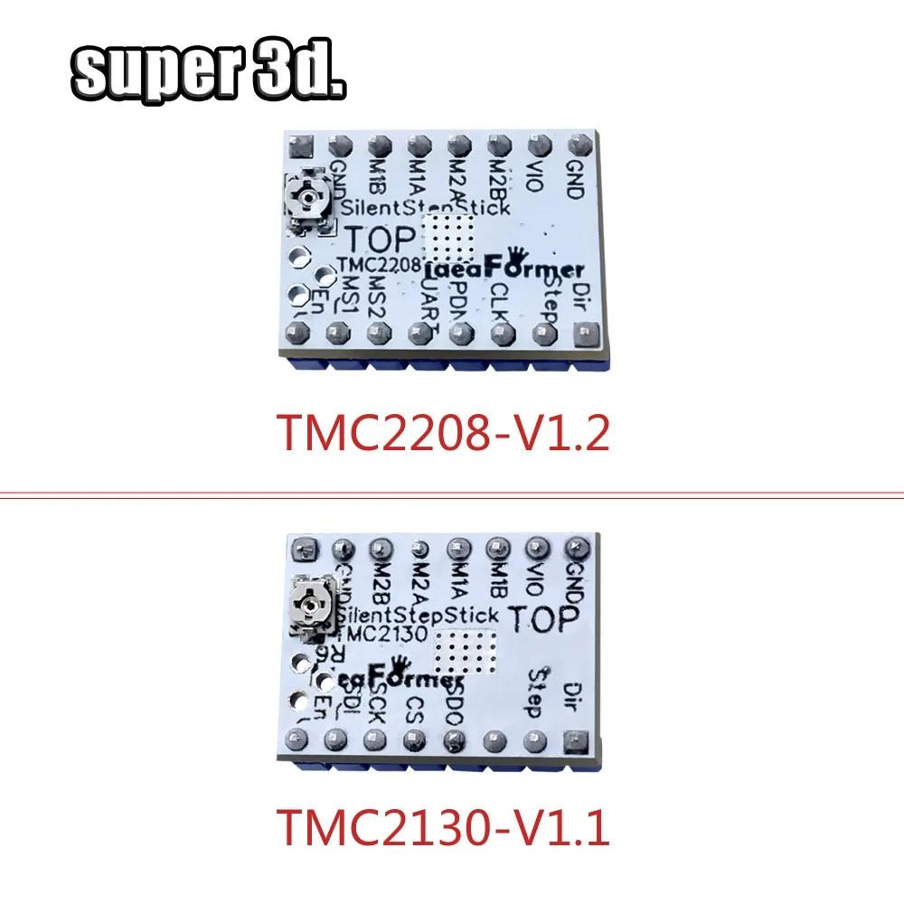 5 шт. TMC2130 V1.1 TMC2130V1.2 TMC2208 V1.2 Драйвер шагового двигателя бесшумный Отличная стабильность и защита Превосходная производительность