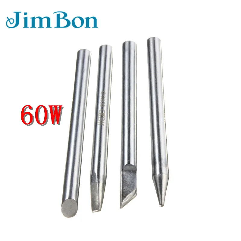 JimBon 1 шт. 60 Вт сварочные наконечники для паяльной головки паяльная ручка для паяльной станции 4 формы
