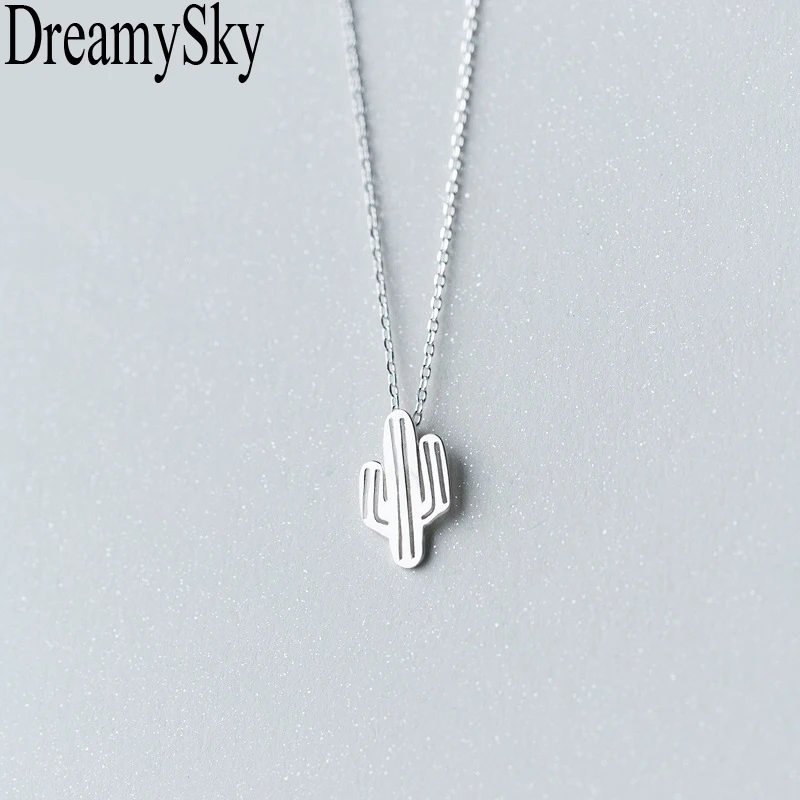 Женское Ожерелье С КАКТУСОМ DreamySky ожерелье из 100% настоящего чистого