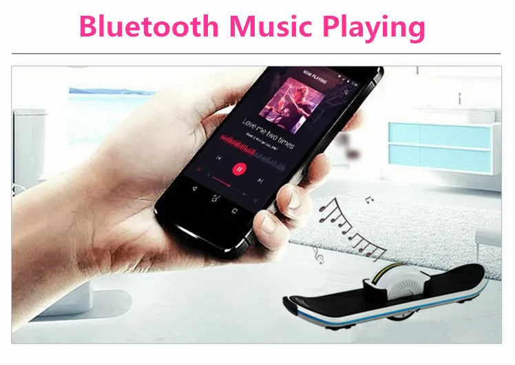 6.5 дюймов одно колесо Электрический скейтборд Ховерборд с Bluetooth Динамик Смарт