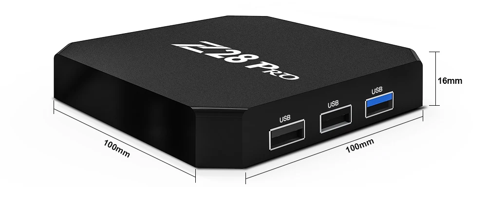 Mesuvida Z28 Pro RK3328 Android 7 1 Смарт ТВ коробка Quad core dual WiFi 4 K/2 K H.265 ARM Cortex A53 1G Оперативная