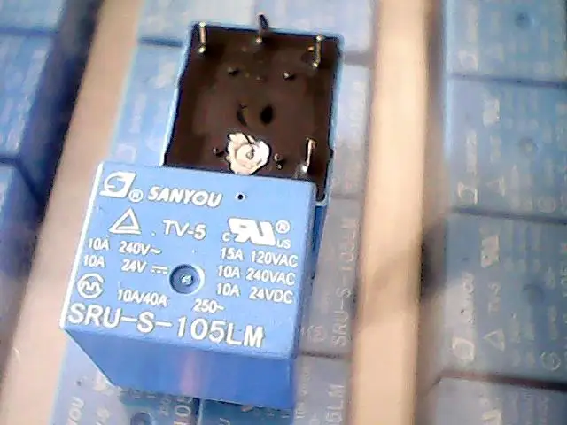 SANYOU SRU-S-105LM SRU-S-112LM SRU-S-124LM 4PIN 10A 5VDC 12VDC 24VDC Мощность реле