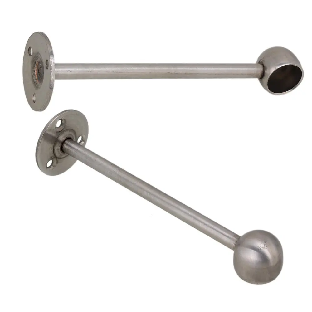 19 мм Серебряный закрытый соединитель из нержавеющей стали Стойка для полотенец