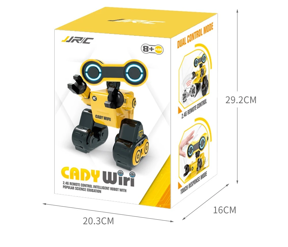 JJRC R13 RC робот CADY WIRI умный программируемый сенсорный контроль запись голосовых сообщений поет танец роботы игрушки для детей подарок VS R4