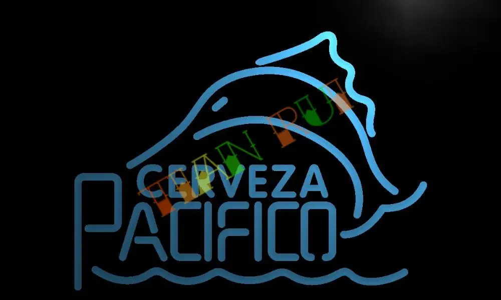 LE059- Cerveza Pacifico пива открытый бар светодиодный неоновый светильник знак для
