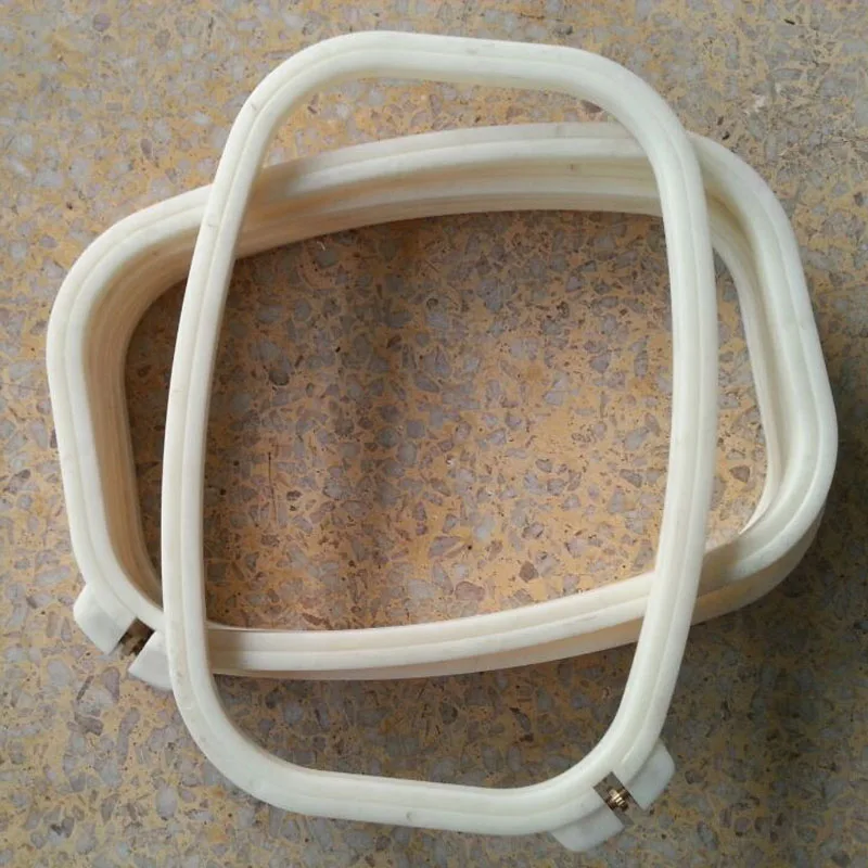 1pc 22*28cm Adjustment Chinese Cross Stitch frame Rectangle Embroidery Hoop Plastic Square Hoops Sewing Tool | Дом и сад