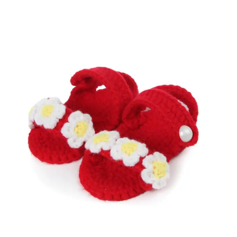 2018 вязаные для маленьких девочек кроватки ручной работы вязаный носок обувь