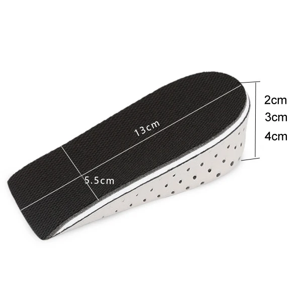 1 пара стелька под пятку подъемная вставка для обуви увеличивающая рост медленно