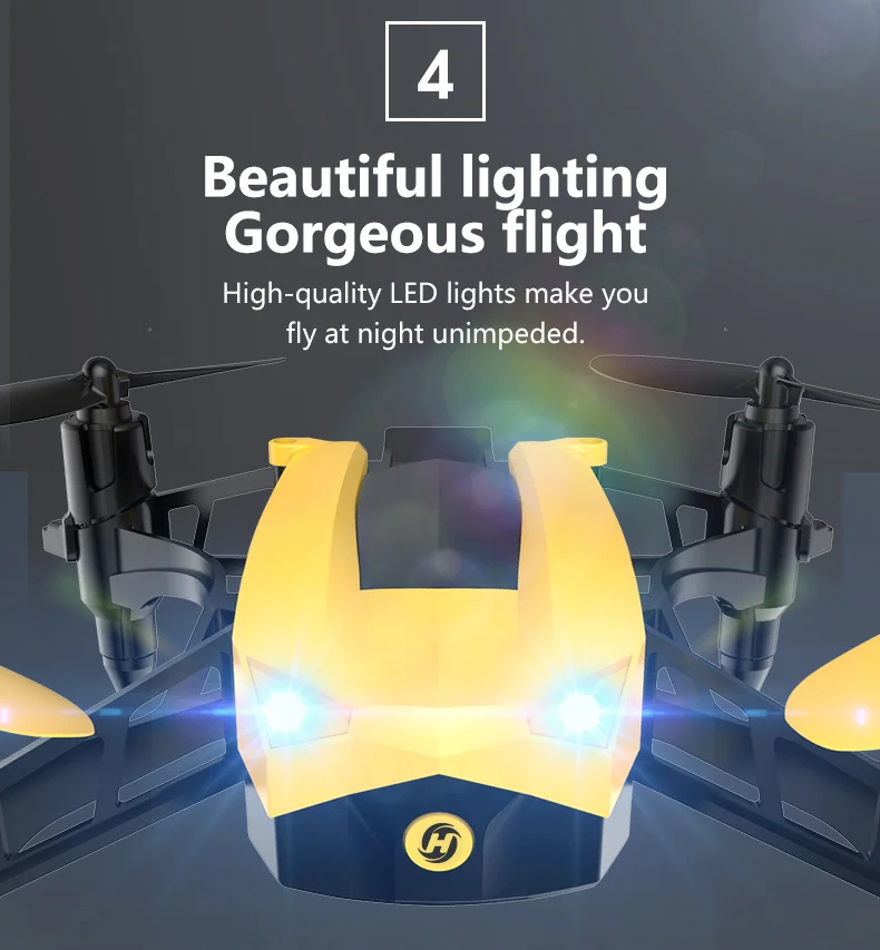 Святой камень HS150 болт пчелы мини гоночный Дрон RC Quadcopter RTF 2,4 ГГц 6-Axis Gyro 50KMH высокое Скорость «Безголовый» режим функциональные дроны