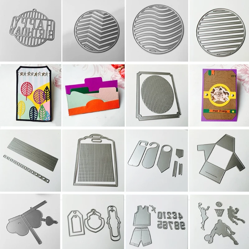 Тег высечки крестиком трафарет для скрапбукинга &quotсделай сам&quot альбом карты