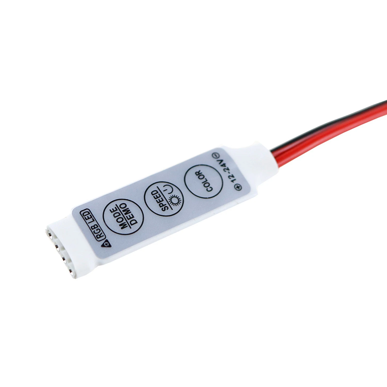 RGB светодиодный контроллер Диммер DC 12 В мини 3Key для SMD 3528 5050 5630 RGB Светодиодная лента DC12V 4Pin Быстрая JQ