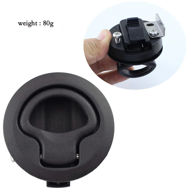 Цельнокроеная черная защелка с защелкой морская палуба Люк 1/2 &quot дверь лодка