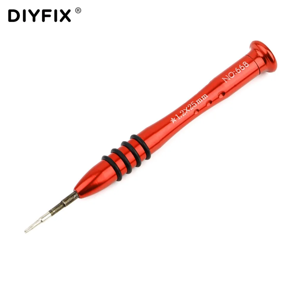 DIYFIX 1 шт. Прецизионная отвертка Y0.6 P2 P5 Pentalobe 1,5 Phillips для MacBook мобильного телефона MP3 Инструменты для ремонта открывания
