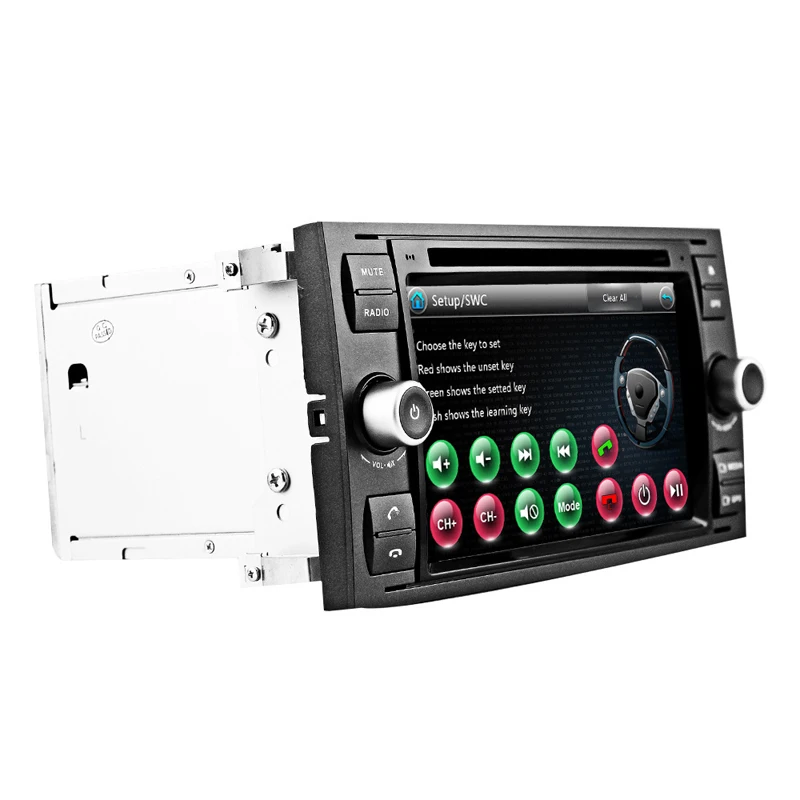 2 Din 7 Дюймов В Тире Wince Автомобильный DVD Плеер Для Ford/Mondeo/Focus/Transit/C-MAX с 3 Г GPS