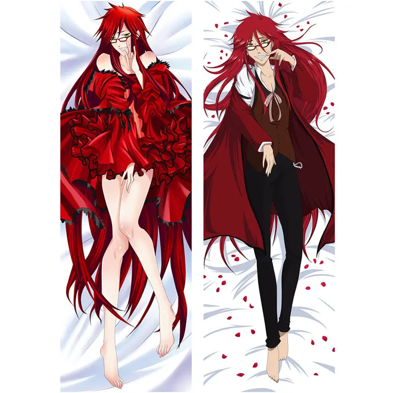 Аниме Черный Bulter наволочки Kuroshitsuji Dakimakura Чехол сексуальные девушки 3D двухсторонняя постельные принадлежности обниматься тела Чехол BB02A - Цвет: 2WAY