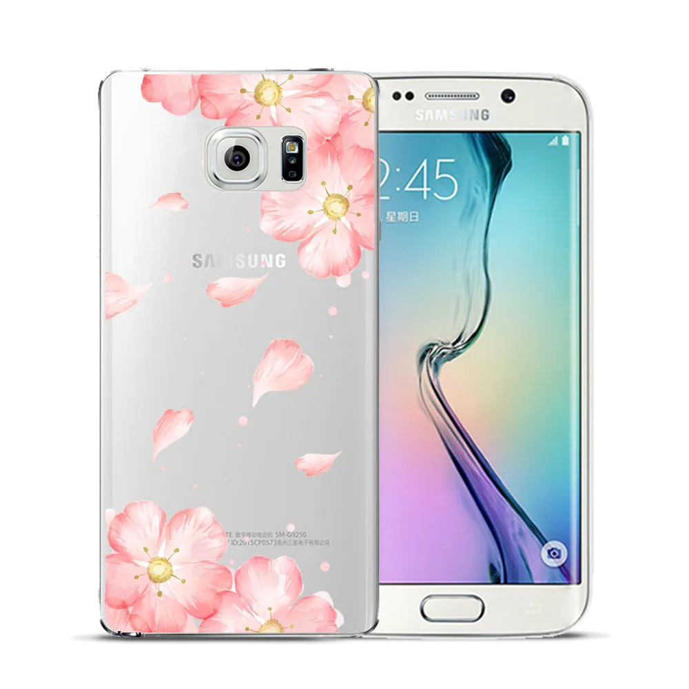 Сексуальный ретро цветочный ТПУ чехол для Samsung Galaxy Grand Prime J3 J5 J7 J2 2015 2016 2017 Note 3 4 5 8