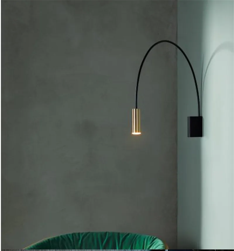 Настенный светильник с длинными рукавами винтажный настенный художественный