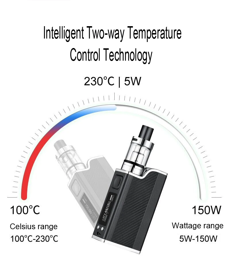 Электронная сигарета Vaper Mod Kit 150 Вт жидкая электронная 1500 мАч электронные