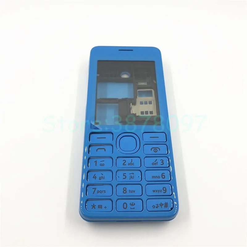 Оригинальный чехол лучшего качества для Nokia Asha 206 2060 корпус с двумя SIM картами +