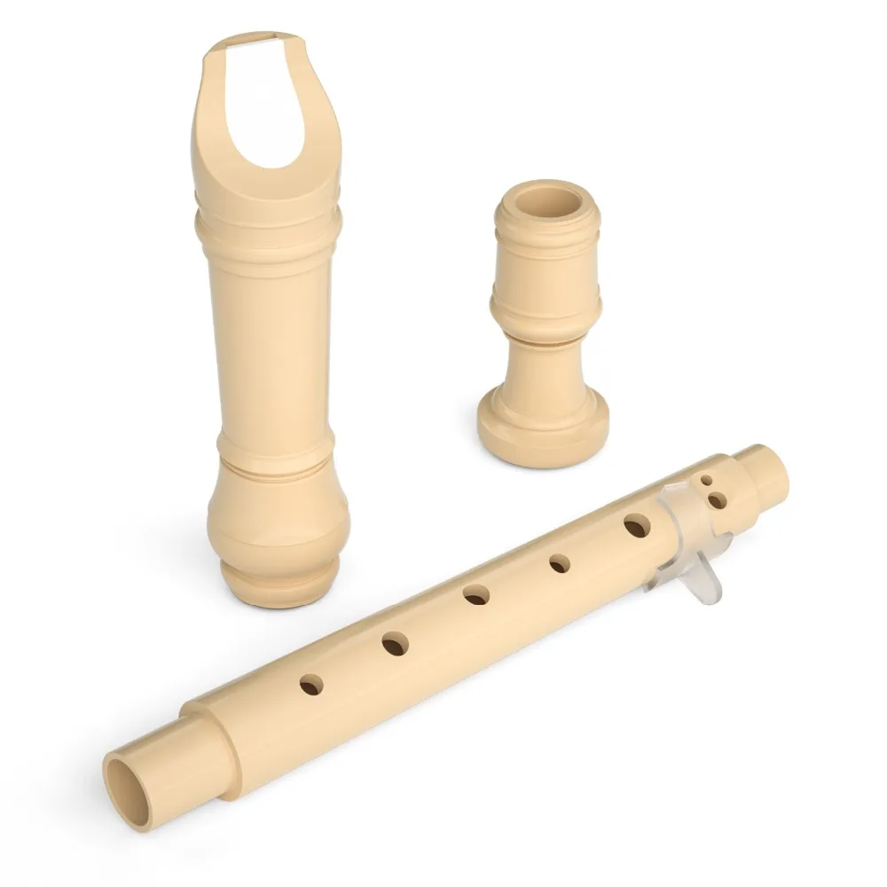 ABS сопрано рекордер в немецком стиле барокко Ключ C Fingering recorder s 8 отверстий длинная флейта инструмент с сумкой инструмент для очистки