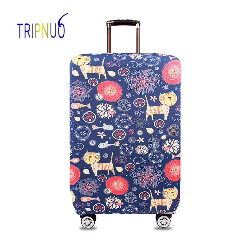 TRIPNUO эластичная ткань кошка Чемодан защитная крышка Suitable18 32 дюйма тележка чехол