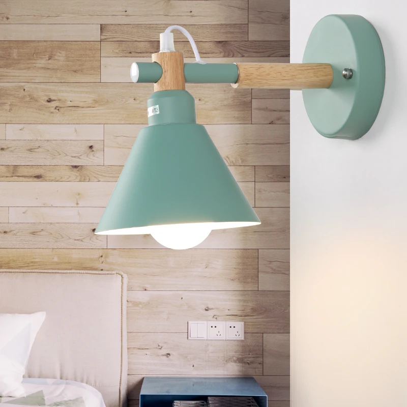 Фон для фотосъемки в современном стиле с металлической настенный светильник