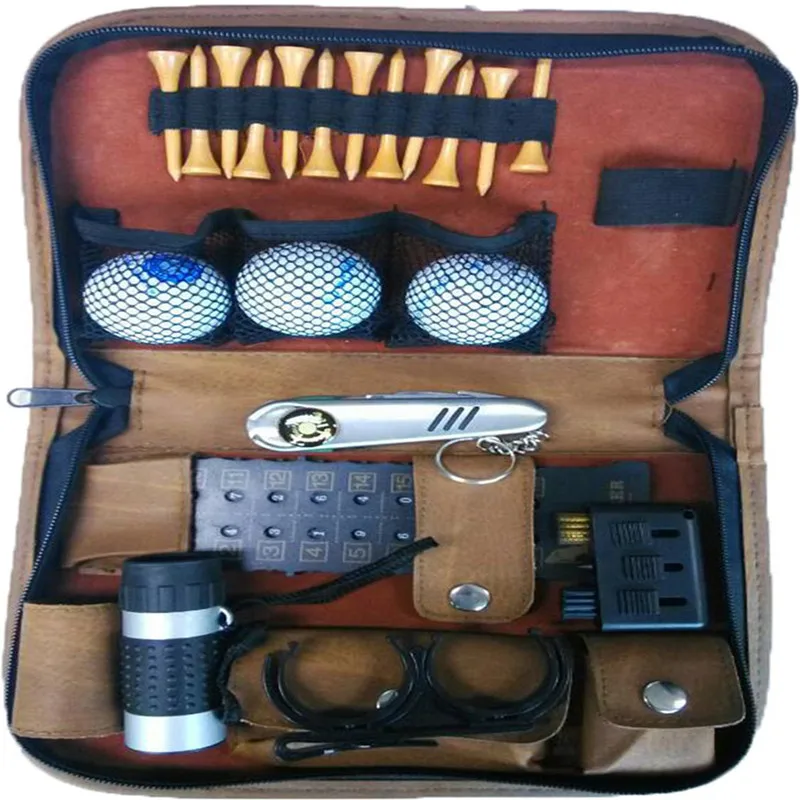 

1set Leather Golf Tool Bag with Free Shipping