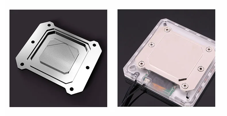 Bykski водоблок для процессора использовать для INTEL LGA1150/1151/1155/1156 LGA2011 2066X99 RGB 5 V A-RGB свет Температура Дисплей OLED