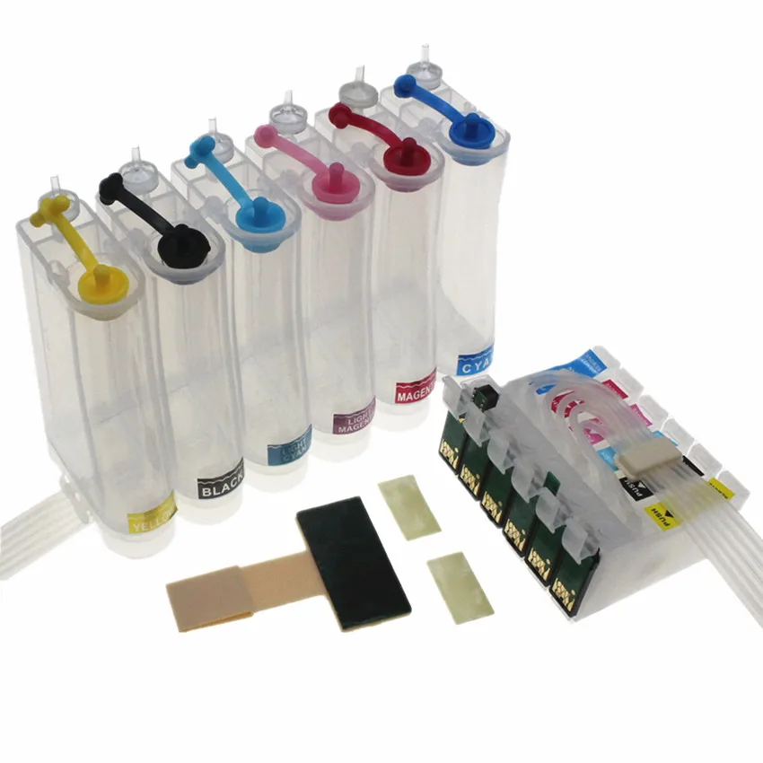 T0481 -T0486 48 Система непрерывной подачи чернил CISS для Epson STYLUS PHOTO R200 R220 R300 R300M R320 R340 RX500