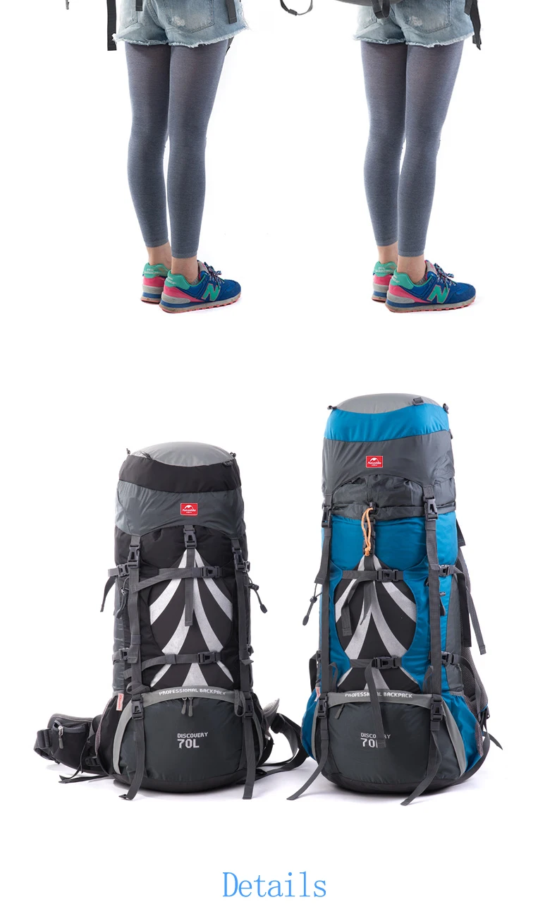Naturehike рюкзак 70L Мужская Женская дорожная сумка Открытый кемпинг водонепроницаемый рюкзак походная спортивная сумка рюкзак для альпинизма треккинга