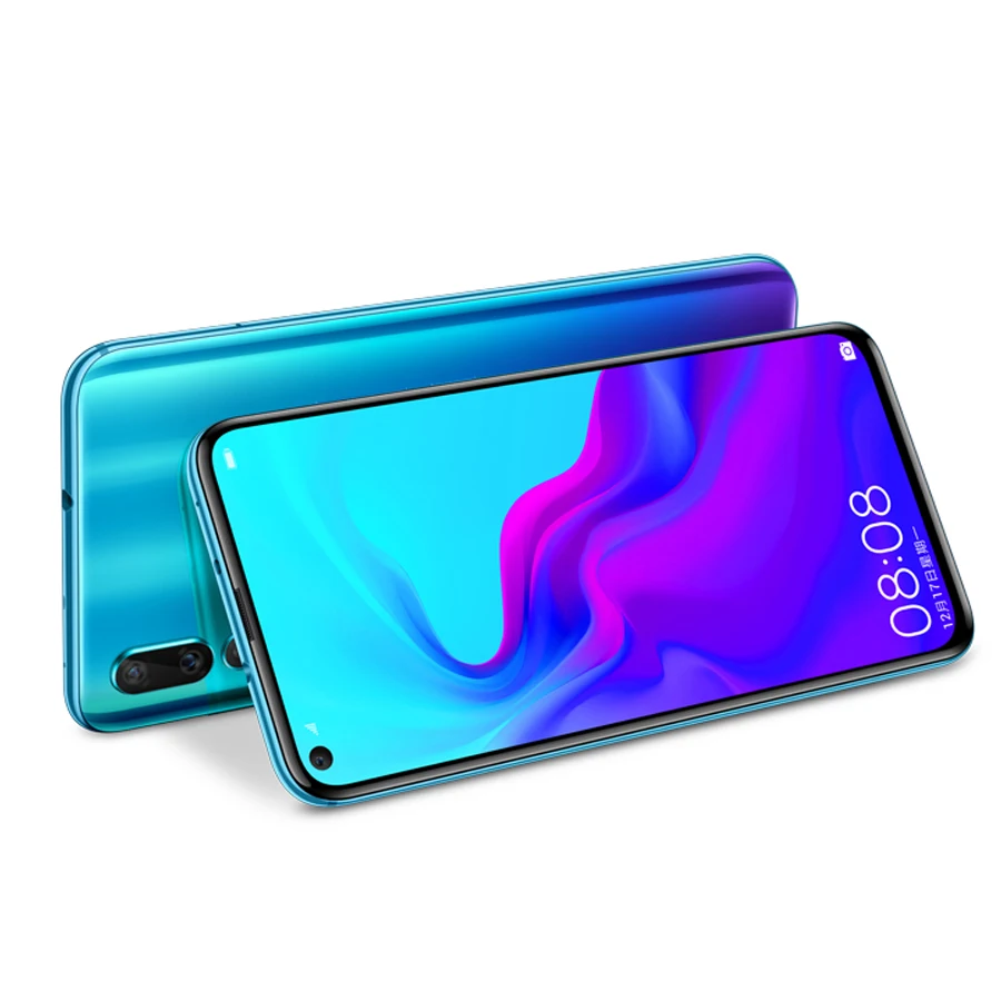 Смартфон huawei Nova 4, 6,4 дюймов, kirin 970, четыре ядра, Android 9,0, отпечаток пальца, ID, камера AI, батарея 3750 мАч